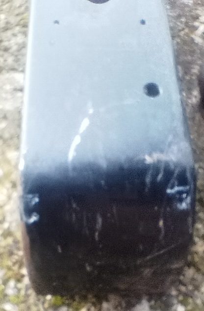 Defender black front bumper DPB000270 (shop-soiled)